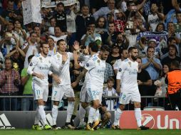 Cristiano Ronaldo abre el marcador al minuto 12. AFP / P. Marcou