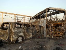 Presuntos milicianos atacaron este jueves un puesto de control y un restaurante cercano al sur de Iraq. AFP / H. Hamdani