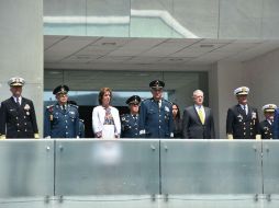 El secretario de la Defensa de Estados Unidos fue acogido en una ceremonia oficial. TWITTER / @S_Cienfuegos_Z