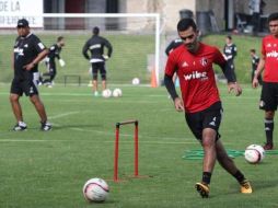 Rafa Márquez regresó a las canchas a entrenar con el resto del equipo. ESPECIAL / Atlas FC