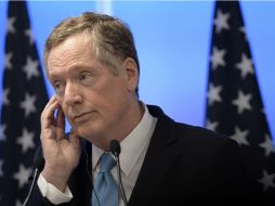 Robert Lighthizer, jefe de la delegación estadounidense. La tercera ronda de renegociación inicia el próximo sábado en canadá. AFP / P. Pardo