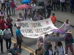 De no resolverse sus demandas, la disidencia magisterial amenazó con irse a paro indefinido a partir de este próximo miércoles. SUN / ARCHIVO