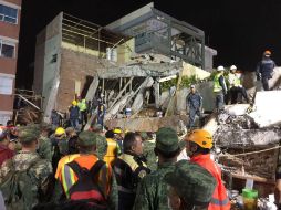 Cerca de 40 edificios se derrumbaron en la capital a causa del terremoto de magnitud 7.1 en la escala de Richter. AFP / J. García