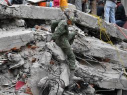 Las labores de rescate en la Ciudad de México continúan. AFP / Y. Cortez