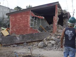 Muchas viviendas en el poblado de San Gregorio, en Xochimilco, sufrieron daños de gran magnitud.