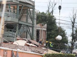 Aspecto de la Ciudad de México, luego del temblor de 7.1 grados.