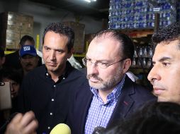 Videgaray participó esta semana en la Asamblea General de la ONU, antes de visitar el centro de acopio en Nueva Jersey.