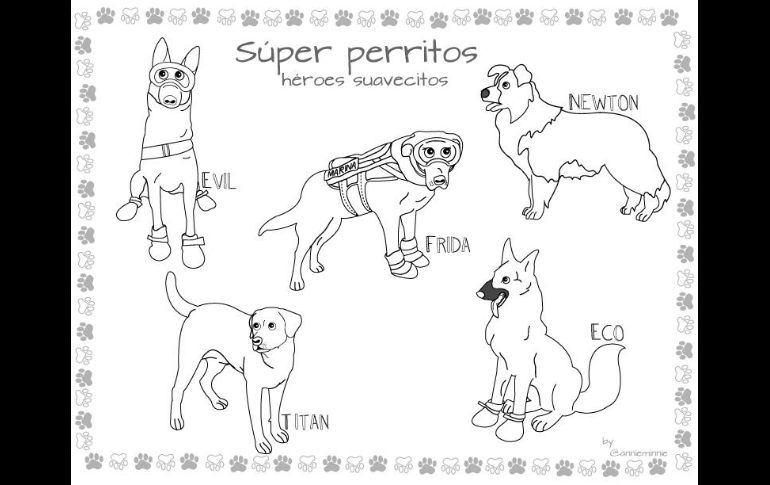 Los dibujos para Ate con Queso fueron realizados por 'Ana V' y se pueden descargar gratis en internet.