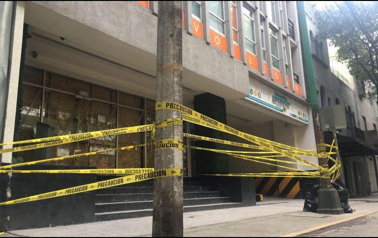Edificio en la colonia Condesa, una de las más dañadas por el sismo de 7.1 grados del pasado 19 de septiembre.