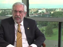 Graue aseveró que la ‘emergencia ha entrado en una segunda etapa en donde nuestros brazos y entrega requiere de otros caminos’.  TWITTER  / @UNAM_MX