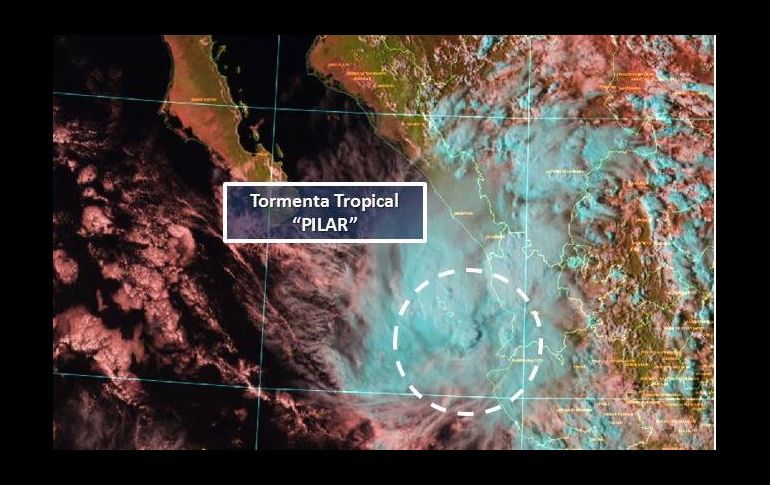 Se prevé que 'Lidia' permanezca muy cerca de la costa durante los próximos días y que pierda fuerza.