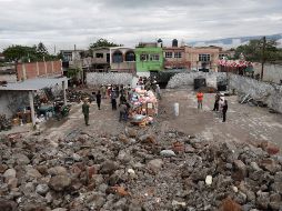 En diversas localidades del país se organiza la entrega de víveres para los damnificados por los sismos.