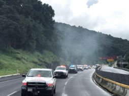 Convoy coordinado por Protección Civil y Bomberos de Zapopan regresa después de labores de rescate en Morelos.