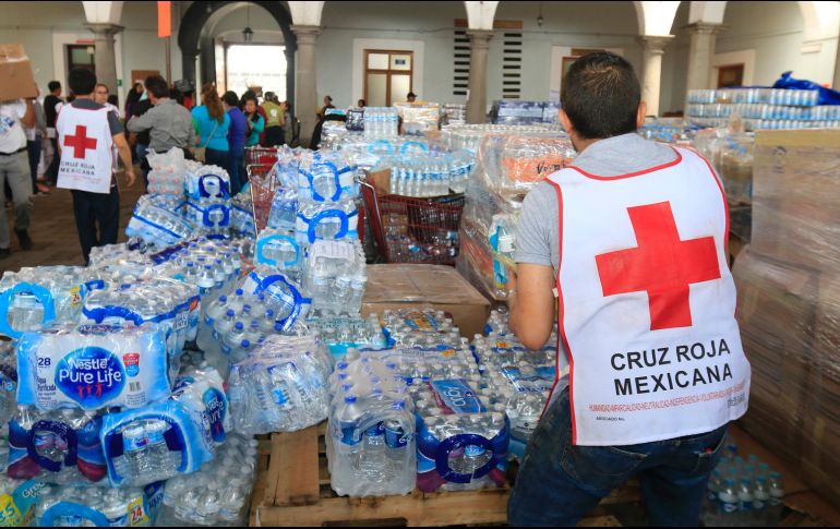 La Cruz Roja es quien determina quién requiere el apoyo.