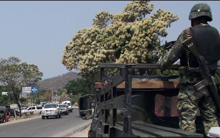 Ante el hecho violento, la Policía local solicitó el apoyo del Ejército Mexicano y de la Secretaría de Seguridad Pública estatal. NTX / ARCHIVO