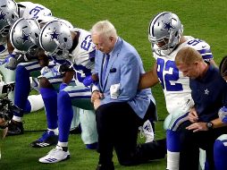 Jones es un reconocido simpatizante del presidente Donald Trump y se desconocía si el equipo iba a protestar. AP / M. York