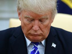 Trump hace la declaratoria un día después que la Casa Blanca negó que Trump prefiera dedicarse a su polémica sobre la NFL. AP/E.Vucci