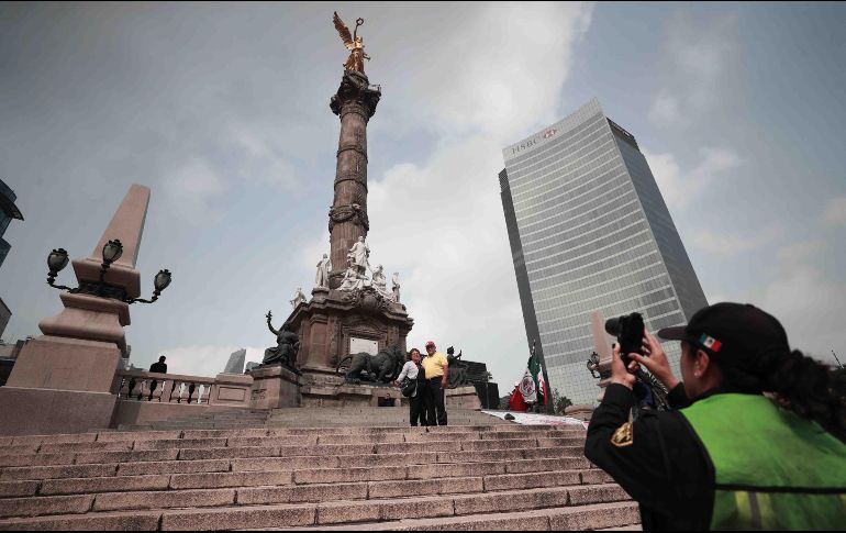 Indican que la solicitud se llevó a cabo en virtud de los daños percibidos en el Ángel de la Independencia.