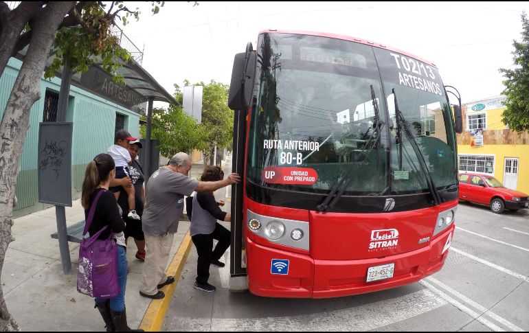 Los usuarios calificaron como buena la disponibilidad, rapidez, confiabilidad y conectividad del corredor Artesanos. EL INFORMADOR / ARCHIVO