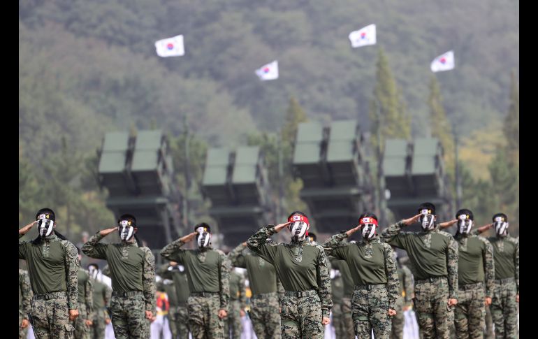 Las declaraciones del presidente surcoreano se dieron durante una ceremonia para conmemorar el Día de las Fuerzas Armadas. AP / L. Jin-Man