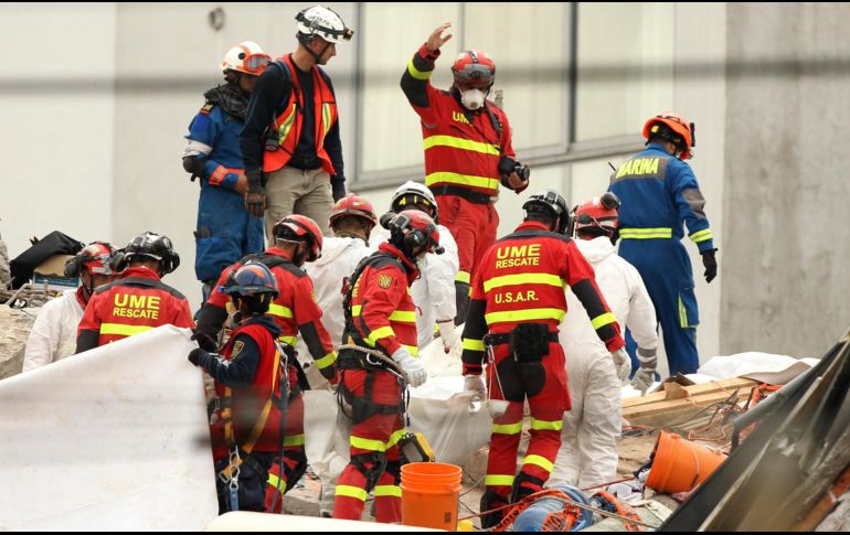 Tan sólo en la Ciudad de México se han encontrado los cuerpos de 204 personas. EFE / A. Ruiz