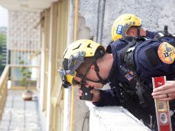 Recuerdan la ayuda en labores de rescate por parte de bomberos de Los Ángeles, como la contribución de los migrantes en el país del norte. TWITTER / @ USEmbassyMEX