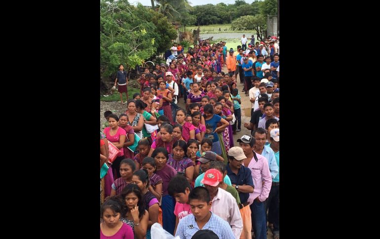 El DIF Zapopan ha logrado recolectar 55 toneladas de ayuda humanitaria para los afectados de Oaxaca. ESPECIAL /