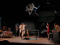 En la pieza teatral participan Pablo Perroni, Yuriria del Valle, Pablo Bracho y Ana González Bello. TWITTER/@HappyObra