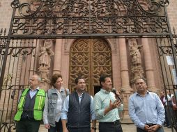 Durante una visita por Taxco, Guerrero, Peña Nieto destacó que mañana estará en Chiapas y Oaxaca, entidades a las que llevará apoyos. NTX/PRESIDENCIA DE LA REPÚBLICA