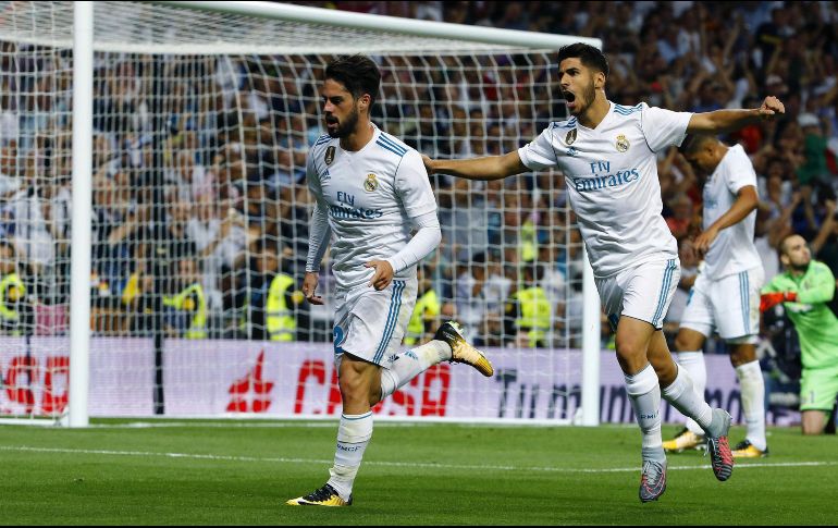Por lo pronto, con los dos tantos de Isco bastó para que el Real Madrid lograra sumar tres puntos. EFE/J.P. Gandul