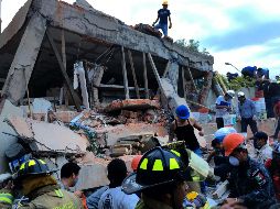 El Colegio Enrique Rébsamen quedó severamente afectado por el sismo del 19 de septiermbre.