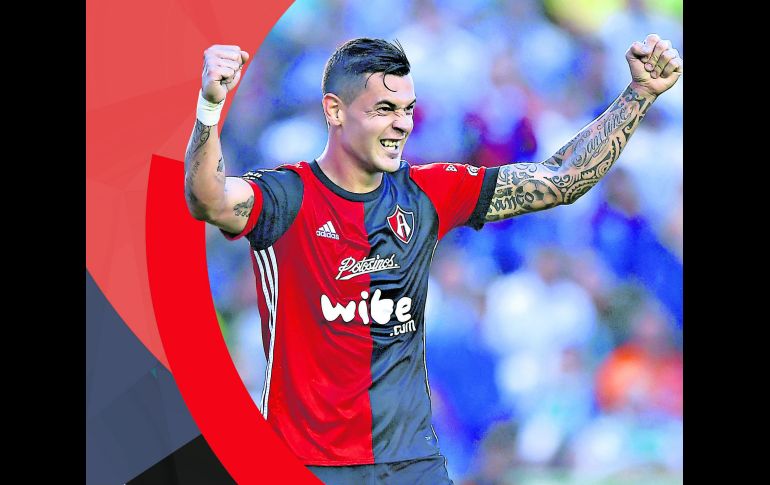 En el momento más oportuno. La cuota goledora de Milton Caraglio apareció contra el Veracruz, rival directo en la tabla de cocientes. MEXSPORT