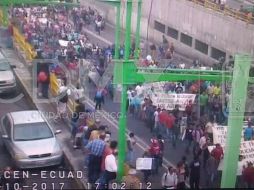 Alrededor de las 16:40 horas arrancó la marcha histórica para recordar la 