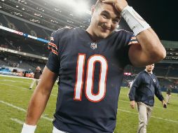 Mitchell Trubisky se ganó la confianza de John Fox y buscará sacar del hoyo a los Bears. AP/C. Arbogast