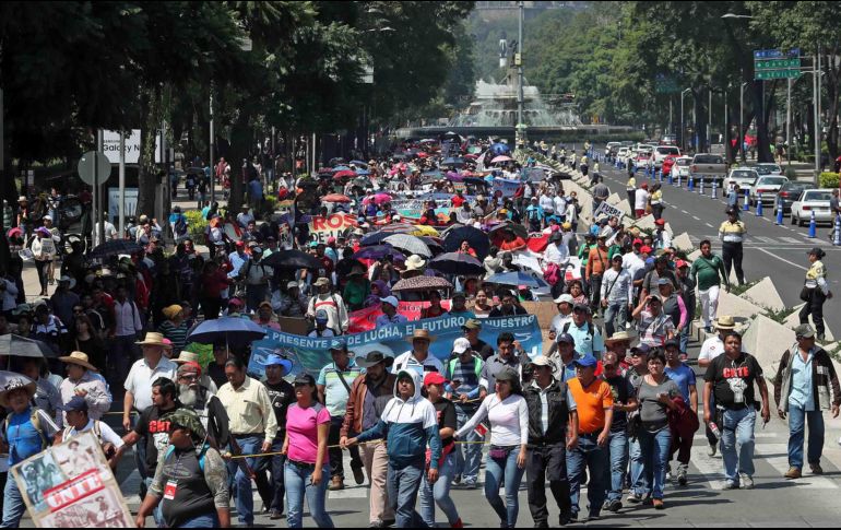 Los inconformes se movilizan a otros puntos de la entidad. SUN / ARCHIVO
