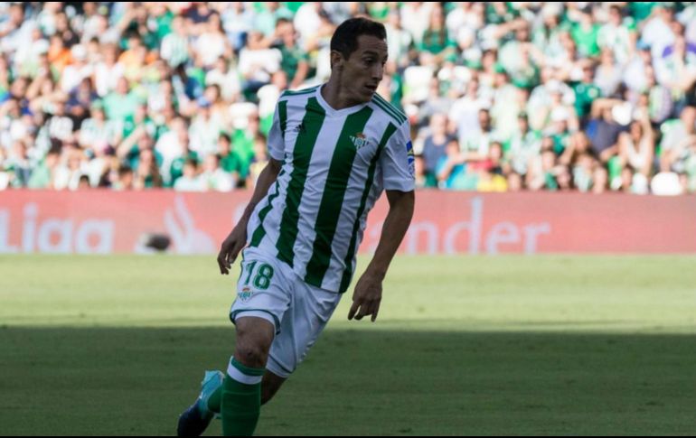 La llegada de Andrés Guardado al Betis, parecía un retroceso en la carrera del mexicano quien dejó al PSV de Holanda para llegar al conjunto español. TWITTER / @RealBetis