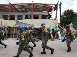 En el colegio Rébsamen murieron 19 niños tras el colapso del inmueble por el sismo del pasado 19 de septiembre. SUN/ARCHIVO