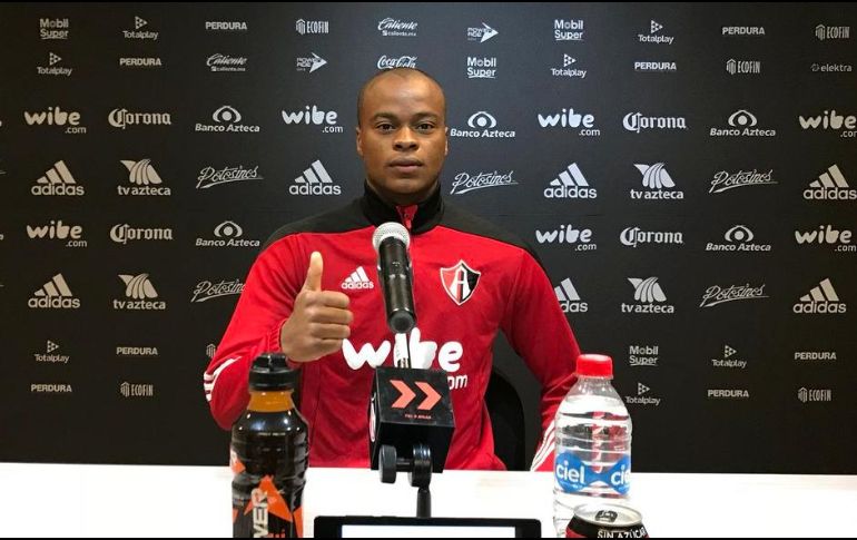 ''Tenemos un partido en Estados Unidos que es importante y vamos a ganar, con la misma responsabilidad de los partidos que vienen'', señala el colombiano. TWITTER / @atlasfc