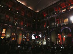 Con un video mapping fue inaugurado el Congreso; estuvo presente el gobernador Aristóteles Sandoval y Myriam Vachez, titular de la SC. EL INFORMADOR/E. Barrera