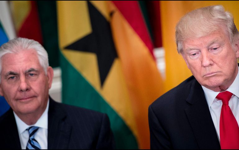 El jefe de la diplomacia estadunidense defiende a Trump sobre últimos postulados en Twitter. AFP / B. Smialowski