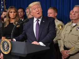 Trump niega que tenga una mala relación con el secretario de Estado. AFP/ M. Ngan