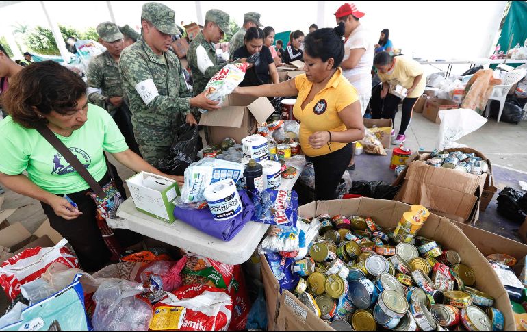 Ayudar a los damnificados por sismos benefició a todo el sector comercial. SUN/Archivo