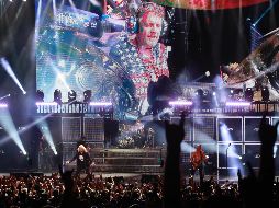 El grupo de rock anoche en el Auditorio Telmex. EL INFORMADOR/M. Vargas