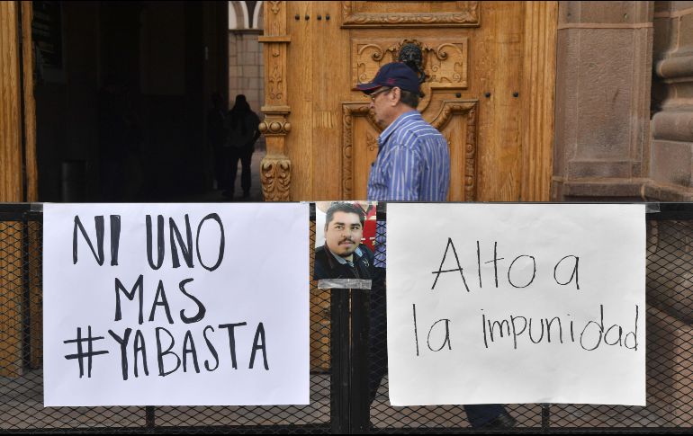 Este viernes, autoridades de SLP reportaron el hallazgo de los restos del fotoperiodista. AFP / Y. Cortez