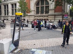 La Policía metropolitana informa la detención de un individuo. AFP/ S. Suter