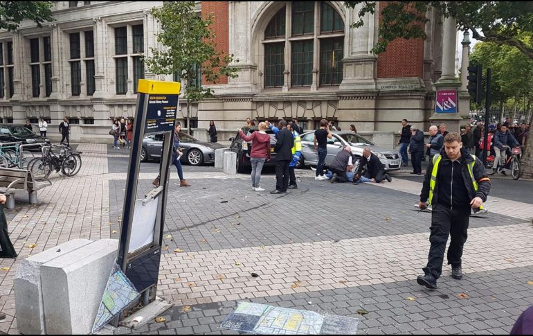 La Policía metropolitana informa la detención de un individuo. AFP/ S. Suter