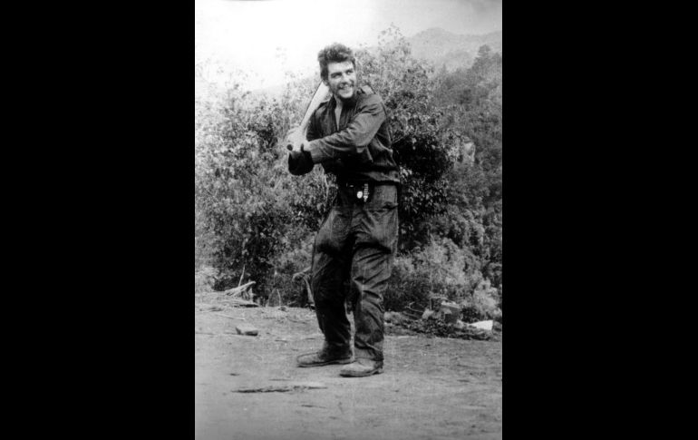 En una clase de bateo en Cuba en 1958. El 