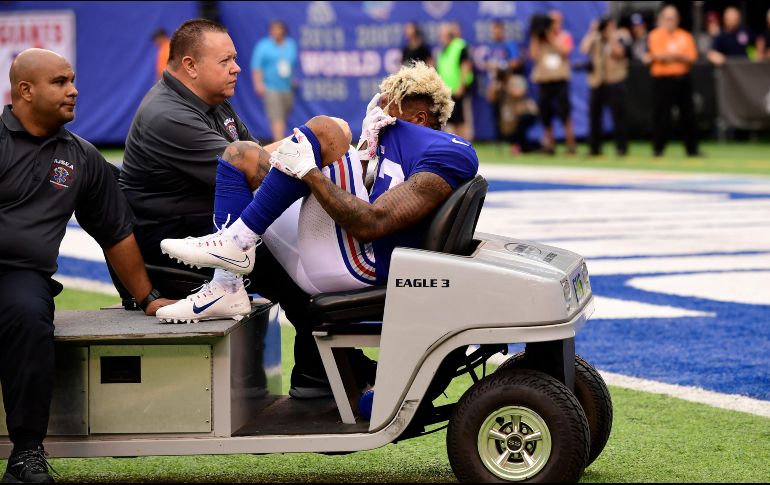 Parece que la lesión pondrá fin a una dura temporada para Beckham. APF/S. Ryan