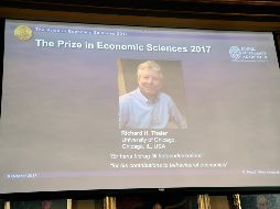 Nacido en 1945, Thaler enseña en la Universidad de Chicago. AFP/J. Nackstrand