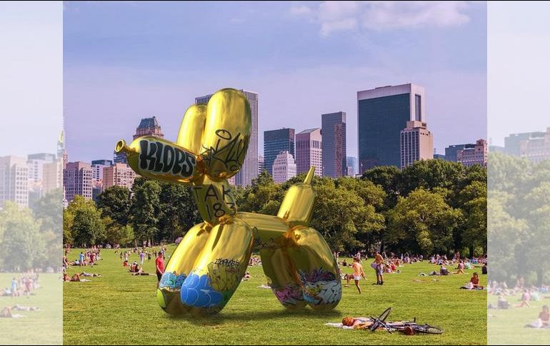 El artista Sebastian Errazuriz fue quien intervino la iniciativa. A través de su cuenta de Instagram publicó imágenes del 